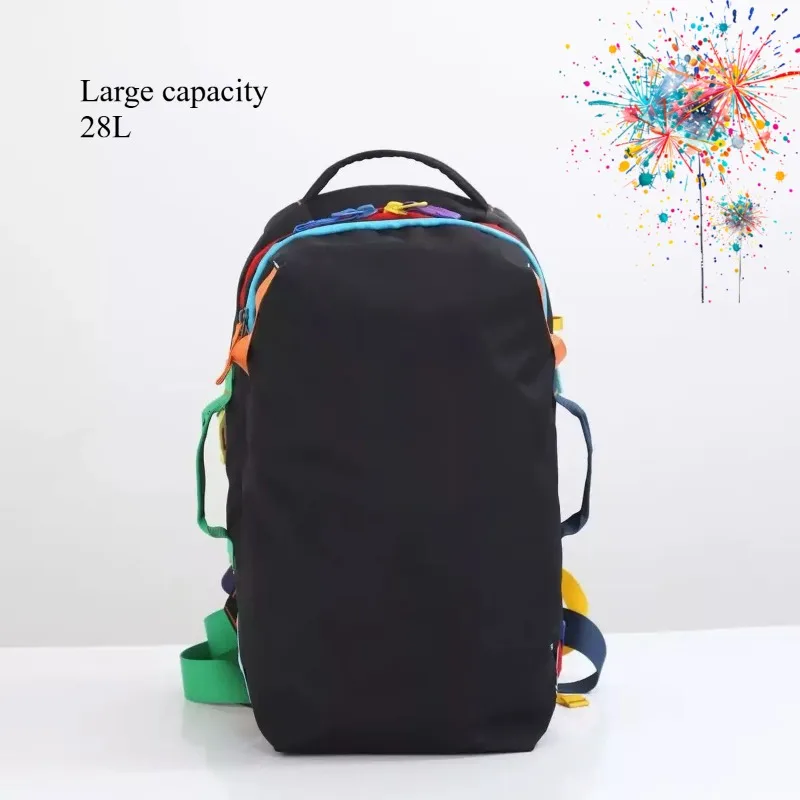 Zaino da trekking da 28L alla moda e casual, impermeabile, di grande capacità, pratico per lo stoccaggio, borse da viaggio per uomo e donna.