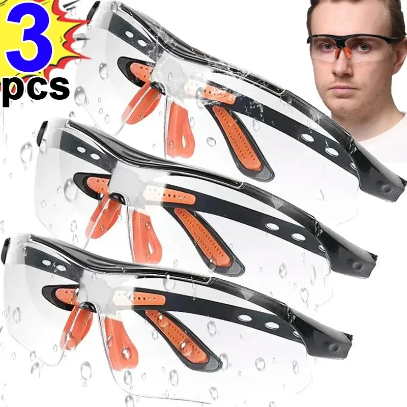 Clear Eye Sand Prevention Windproof Safety Riding Goggles Vented Glasses Work Laboratory Safety Goggle Glasses Cycling safety goggles
