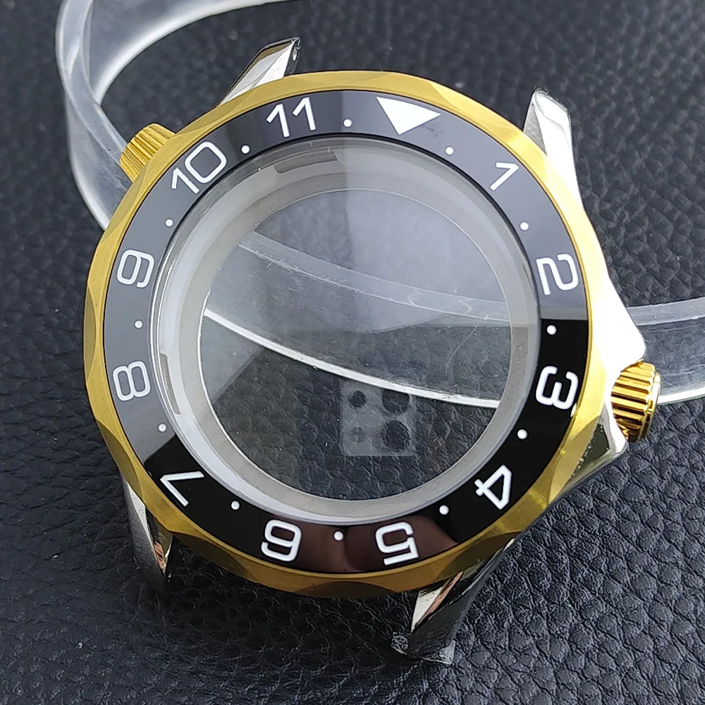 Premium 42mm Men's Watch Case with Sapphire Glass and 20mm Strap - Complete Watch Accessory Set with Box