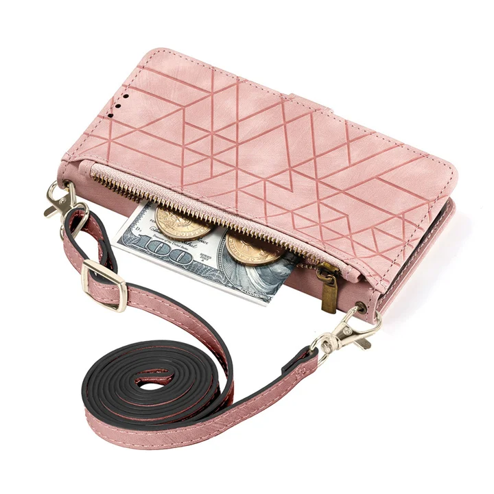 Edge60 Stylus Leather Zipper Wallet Case