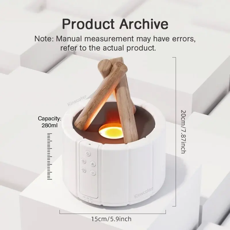 Aromatherapy Machine Simulated campfire aromatherapy machine air humidifier ultrasonic atomizer essential oil diffuser