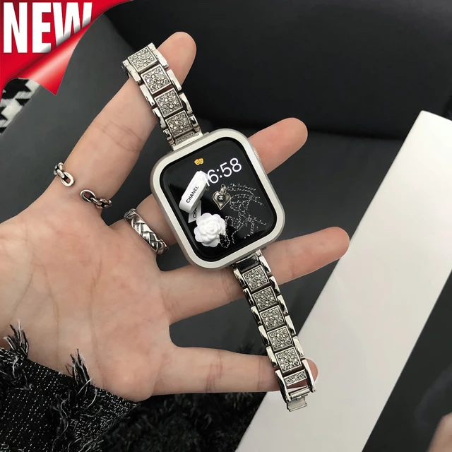 Chanel Band Strap Bracelet For All Apple Watch Series SE 7 8 Watch Ultra