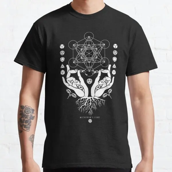 Aum Mandala Sacred Geometry Spiritual Zen Symbol 100% Cotton Men's T-Shirt - Plus Size Available