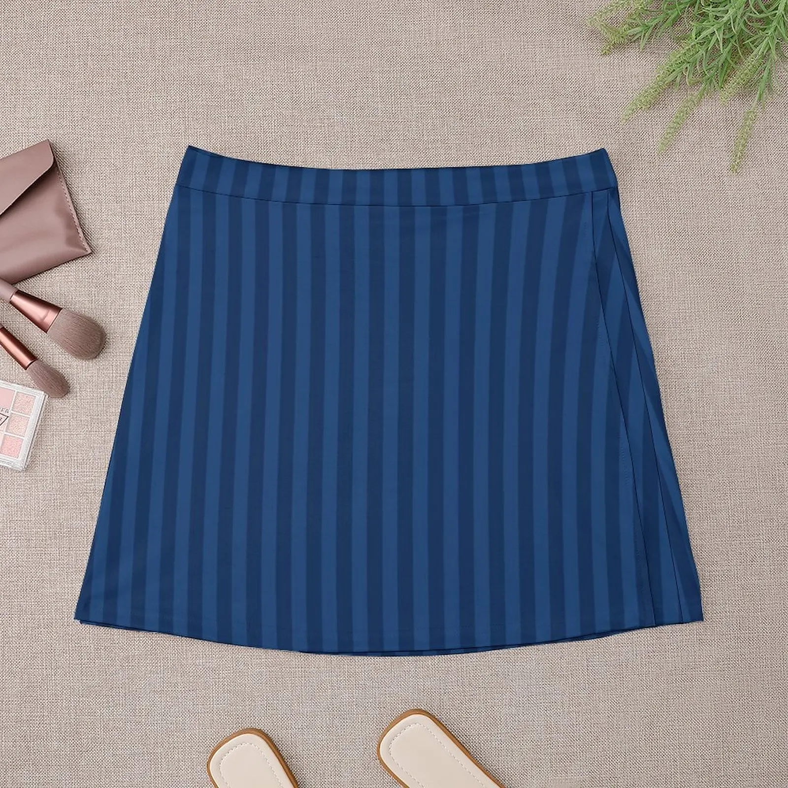 Blue stripe Mini Skirt Women's skirts new in clothes Kawaii
