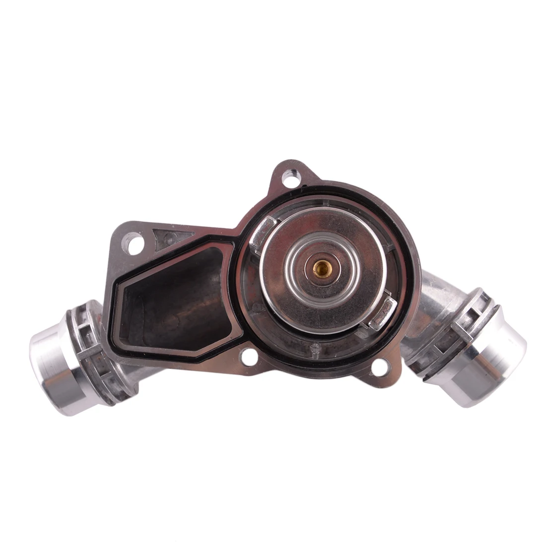 Car Thermostat Housing 11531437040 11531436823 Fit for BMW X3 X5 Z3 Z4 528i 328i 323i 328Ci 530i 525i 330xi 330i Silver Aluminum