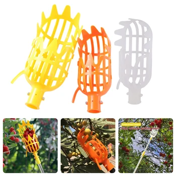 1Pc High-altitude Plastic Fruit Picking Tool Garden Orchard Field Basket Fruit Picker Head Apple Pear Peach Lemon Fruits Picking