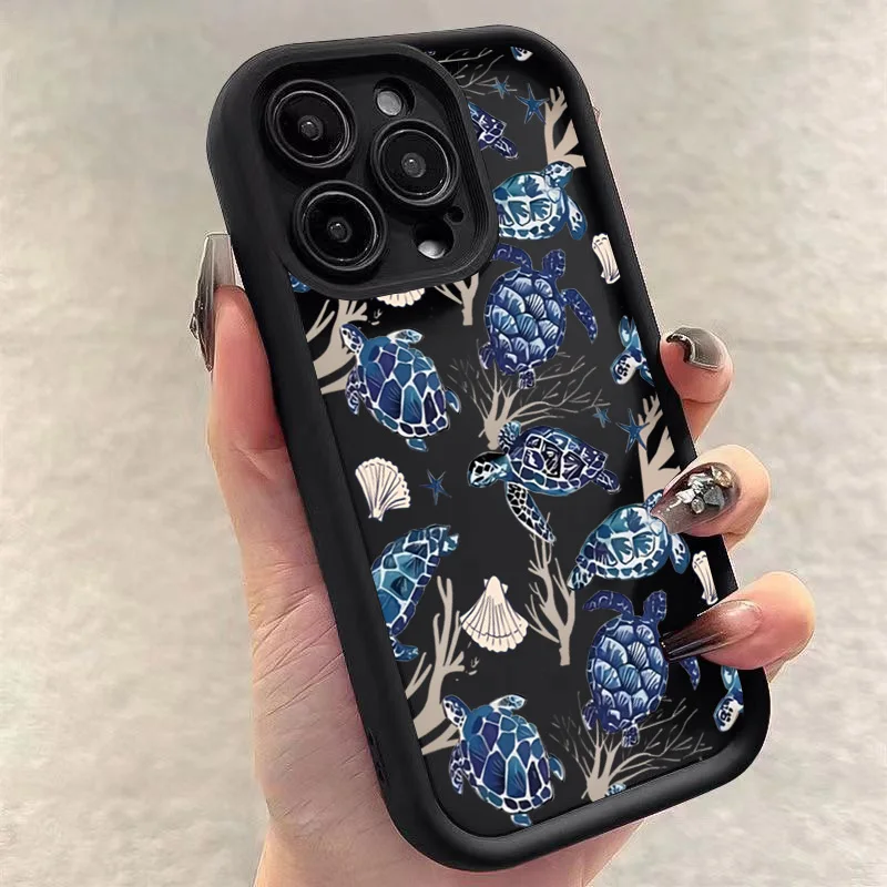 Vibrant Turtle Art Phone Case Cover