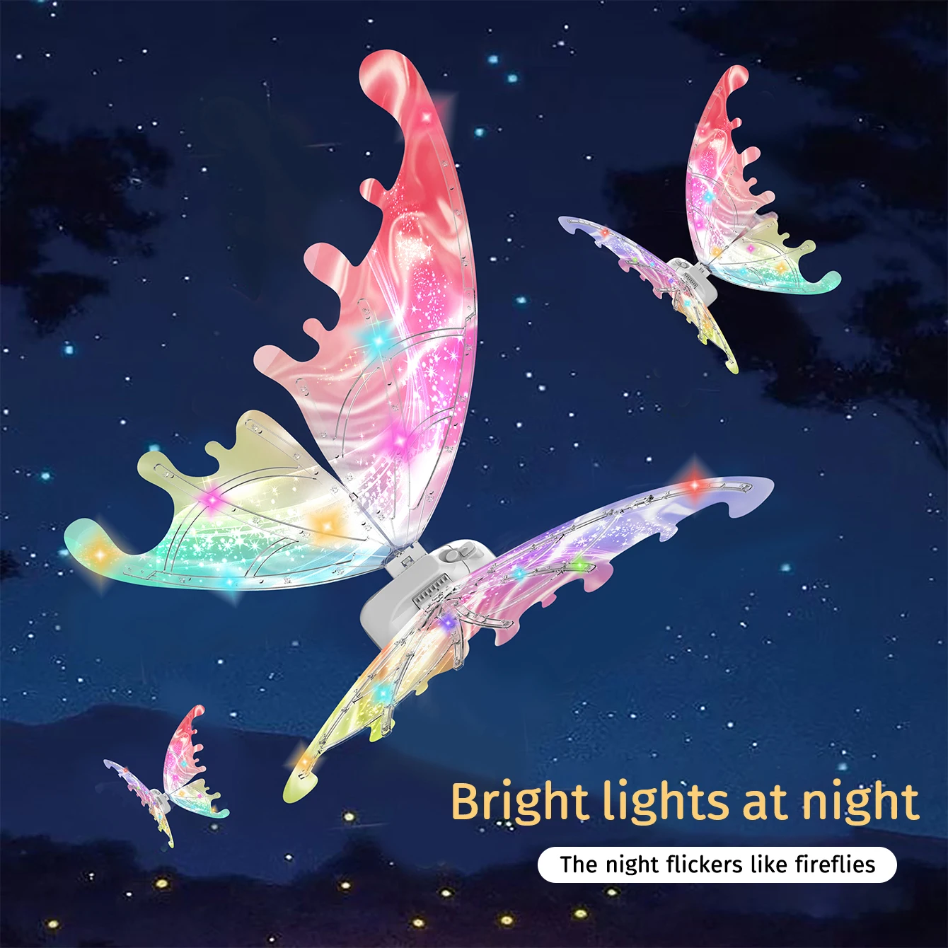 Luminous butterfly electric wings music fairy wings angel props gift music toys