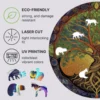 Creative Plant Wooden Puzzle Life Tree Montessori Protection Puzzle Family Interactive Children's Toy Gift Puzzle Multi size 4
