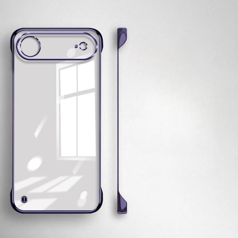 Ultra Thin Frameless Shockproof Bumper Case - Air Slim Hard Transparent Cover