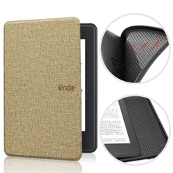 Premium Soft TPU Silicone Smart Case for Kindle Paperwhite 7-Inch (2024 Edition) (Golden)