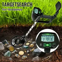 MD-4090 High Sensitivity Underground Metal Detector LCD Metal Detector with 8.5” High Quality Waterproof Search Coil Adjustable