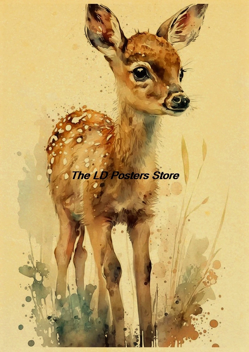 Poster di animali ad acquerello - immagine 6