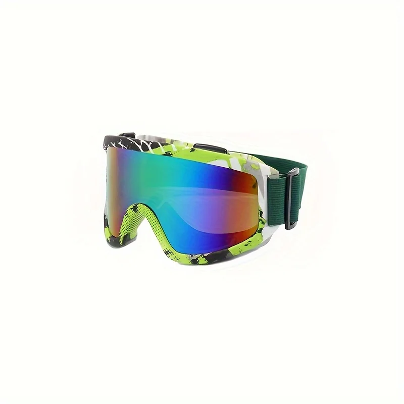 Anti-Fog Ski Goggles Motorcycle Goggles Winter Snowboard Skiing Glasses Outdoor Sport Windproof Ski Mask Off Road Goggles Helmet 5