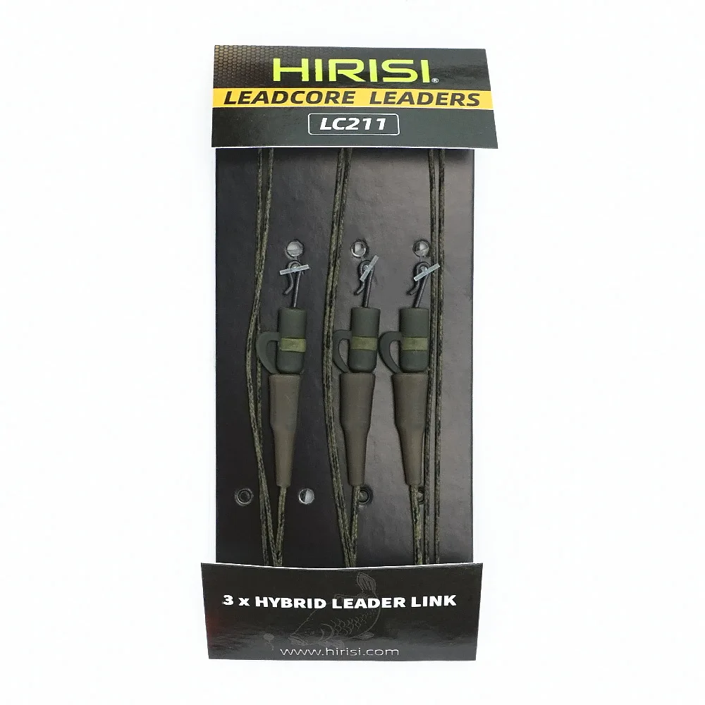3x Carp Fishing Lead Core with Helicopter Rigs Braided Fishing Line for Carp Rig Lead Clips