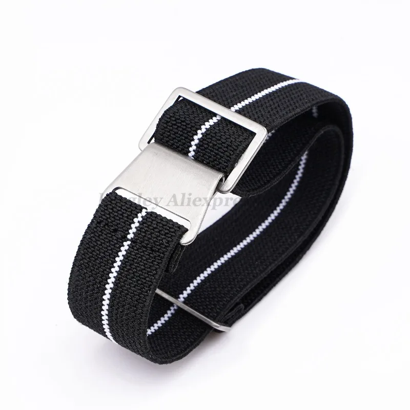 Versatile Parachute Elastic Nylon Watch Strap - Outdoor Sport & Military Style Accessory