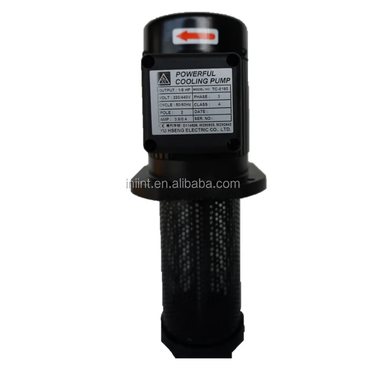 

1/8 H P Lathe Machine Tool Immersion Coolant Pump 180 mm stem 3/8" PT