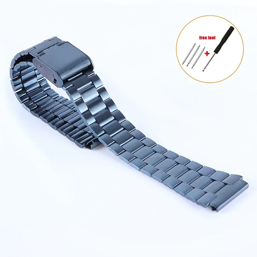 Stainless Steel 18mm Metal Watchband Strap