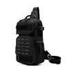 Tactical Sling Shoulder Bags Waterproof Night Reflective Strip Pack EDC New Molle Chest Bag 10L Capacity Wear-resisting black 1
