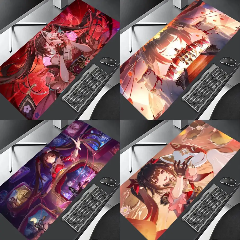 Sparkle Honkai Stars Rails Fireworks  Mouse Pad Professional E-Sports Mouse Pad Fine Surface Gaming Rubber Mouse Pad Smooth Desk Pad
