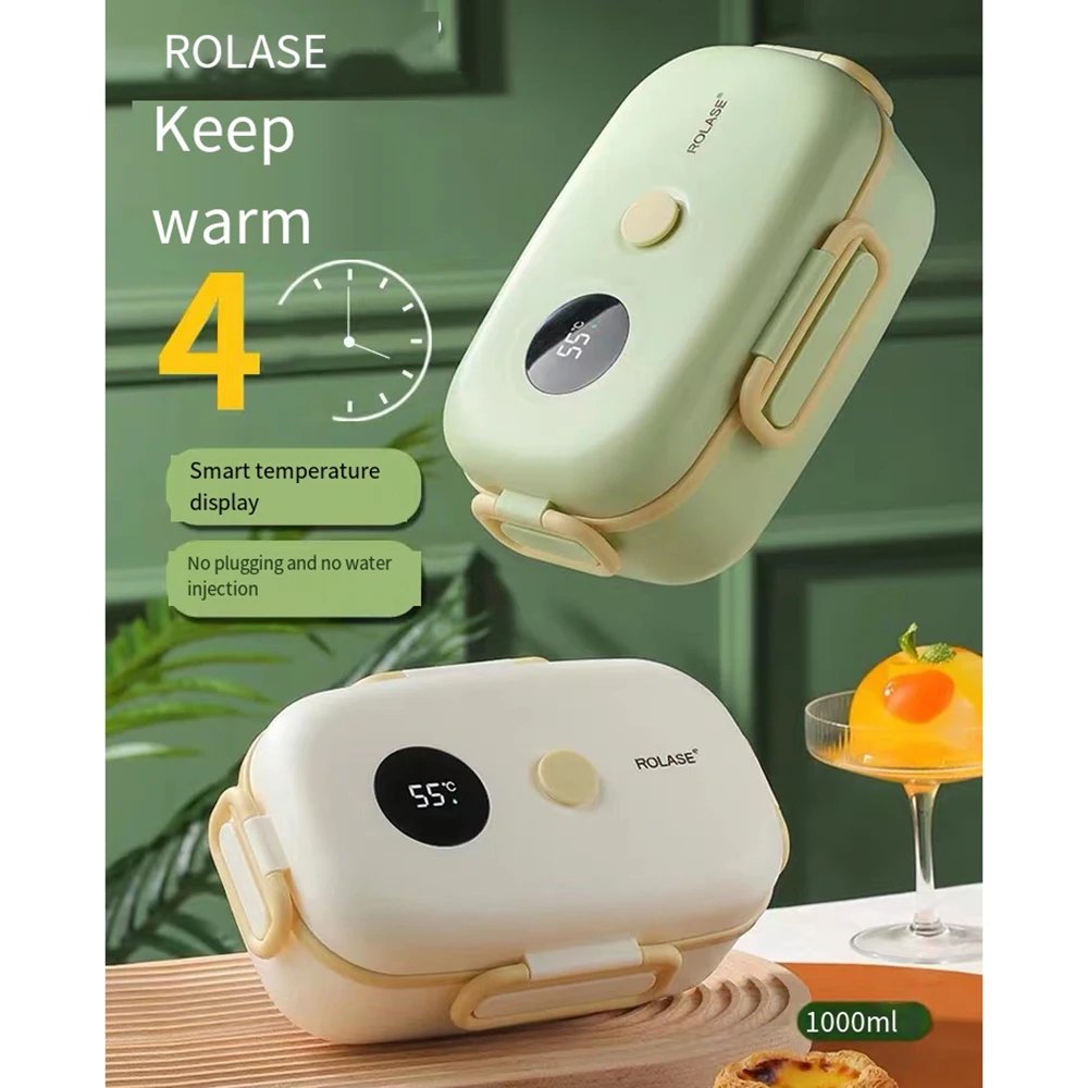 

Portable Stainless Steel Liner Food Insulation Bento Lunch Box Electric Heated Lunch Boxes Home Car Keep Warm Lunch Box 12V/220V