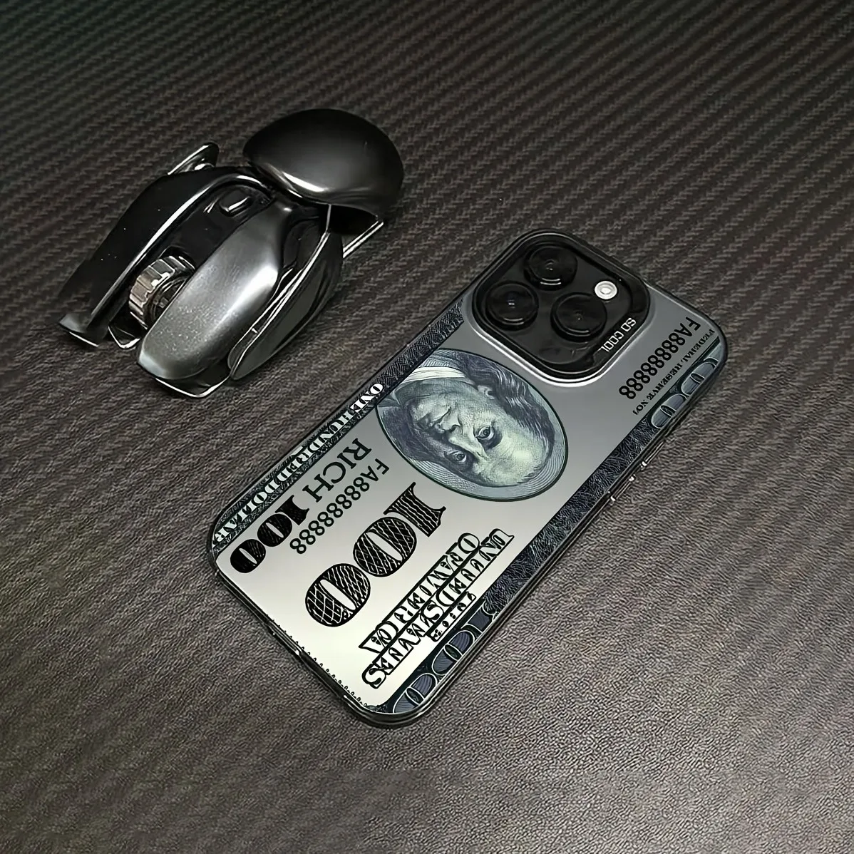 Matte Phone Case with US Dollar Bill Design