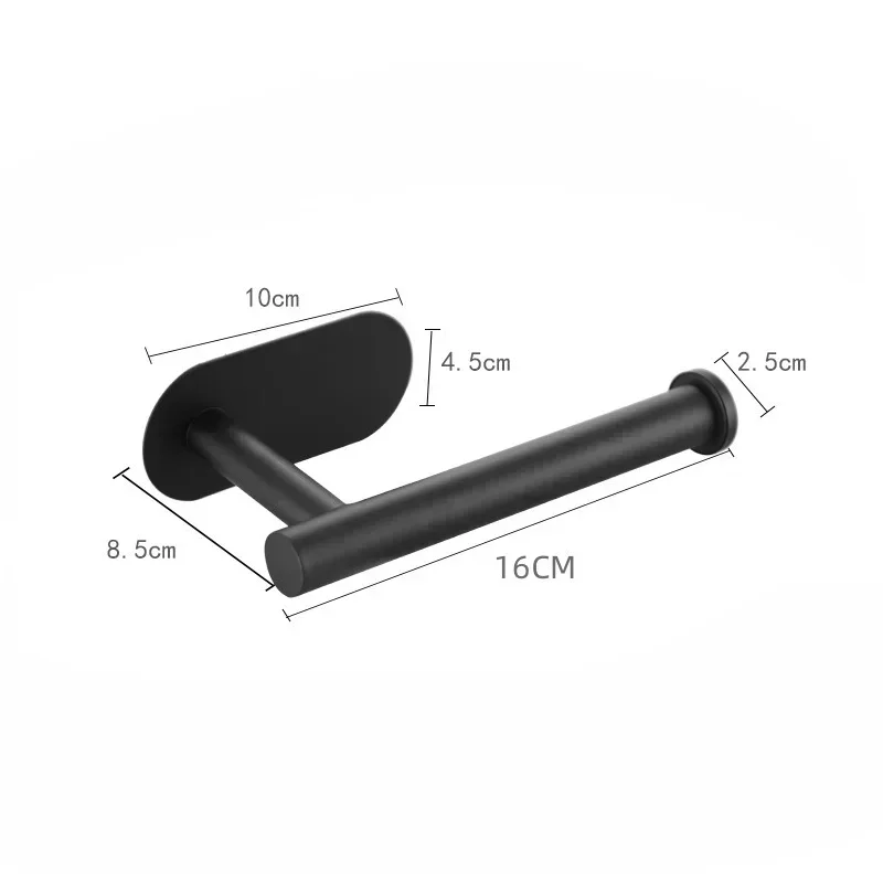 Description Picture 4 of itemBathroom Black Set Gold Foldable Tissue Storage Free Standing Toilet Paper Stainless Steel Kitchen Roll Stand Holder