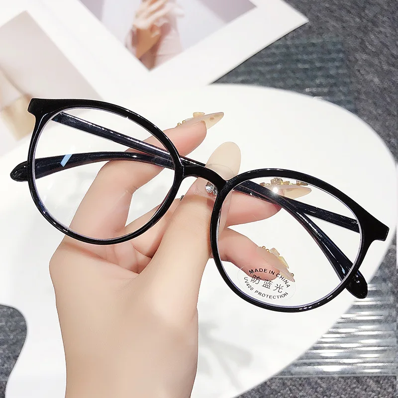 1PC Vintage Women Anti Bluelight  Glasses Round Computer Men Eyeglasses Optical Frame Gaming Spectacles Glasses reading glasses with blue light filter Blue Light Blocking Glasses