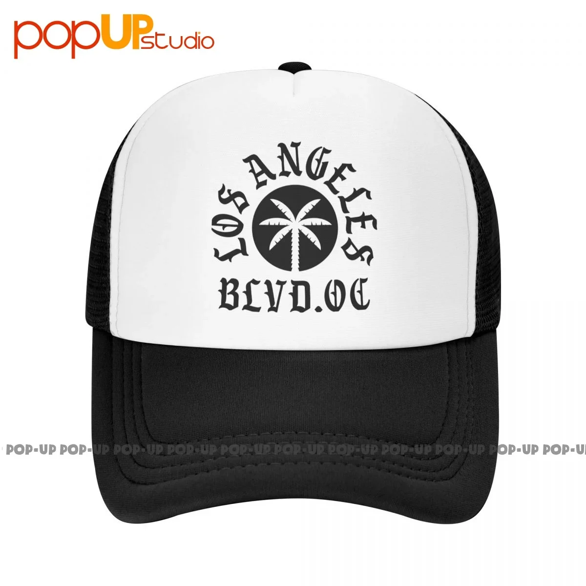 Los Angeles 2Ft Boulevard Underground Tattoo Palme P-258 Berretto Da Baseball Cappelli Da Camionista Traspirante Regolabile