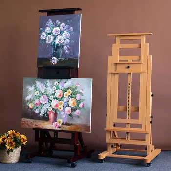 Beech Wood Adjustable Floor Easel 3