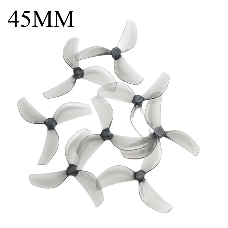 8-Piece Gemfan 45mm 3-Blade PC Propeller Set for FPV Racing and Freestyle Drones