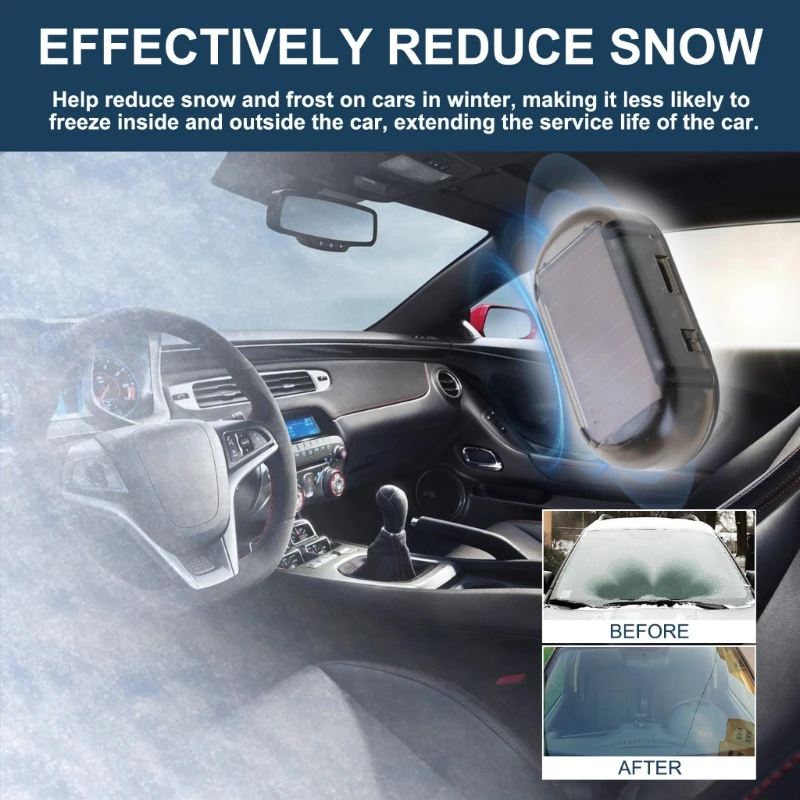 920L Efficient Anti Freeze Car Windshield & Mirror Defroster with Quick Heating Button Control for Safe Winter Driving
