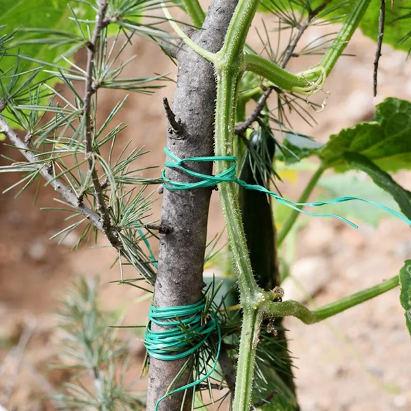 Plant Ties 328 Feet 100 Meters Twisted Belt Garden Plant Tie With Cutter Suitable For Gardening And Office Finishing Home