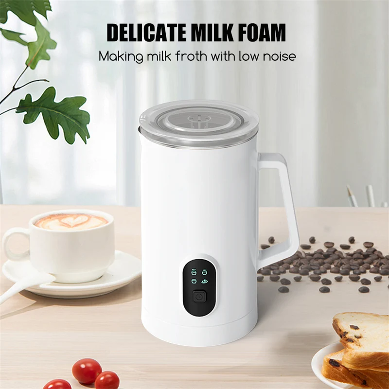 Thereye Electric Milk Frother, Automatic Hot & Cold Foam Maker