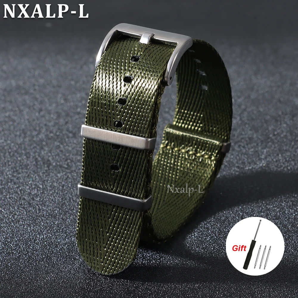 Versatile Woven Nylon Watch Strap – Military Sports Style Wristband