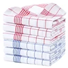 Large Plaid Kitchen Dish Towels Absorbent Tea Towels Soft and Reusable Cleaning Cloths Quick Drying Dish Rags for Washing Dishes 1