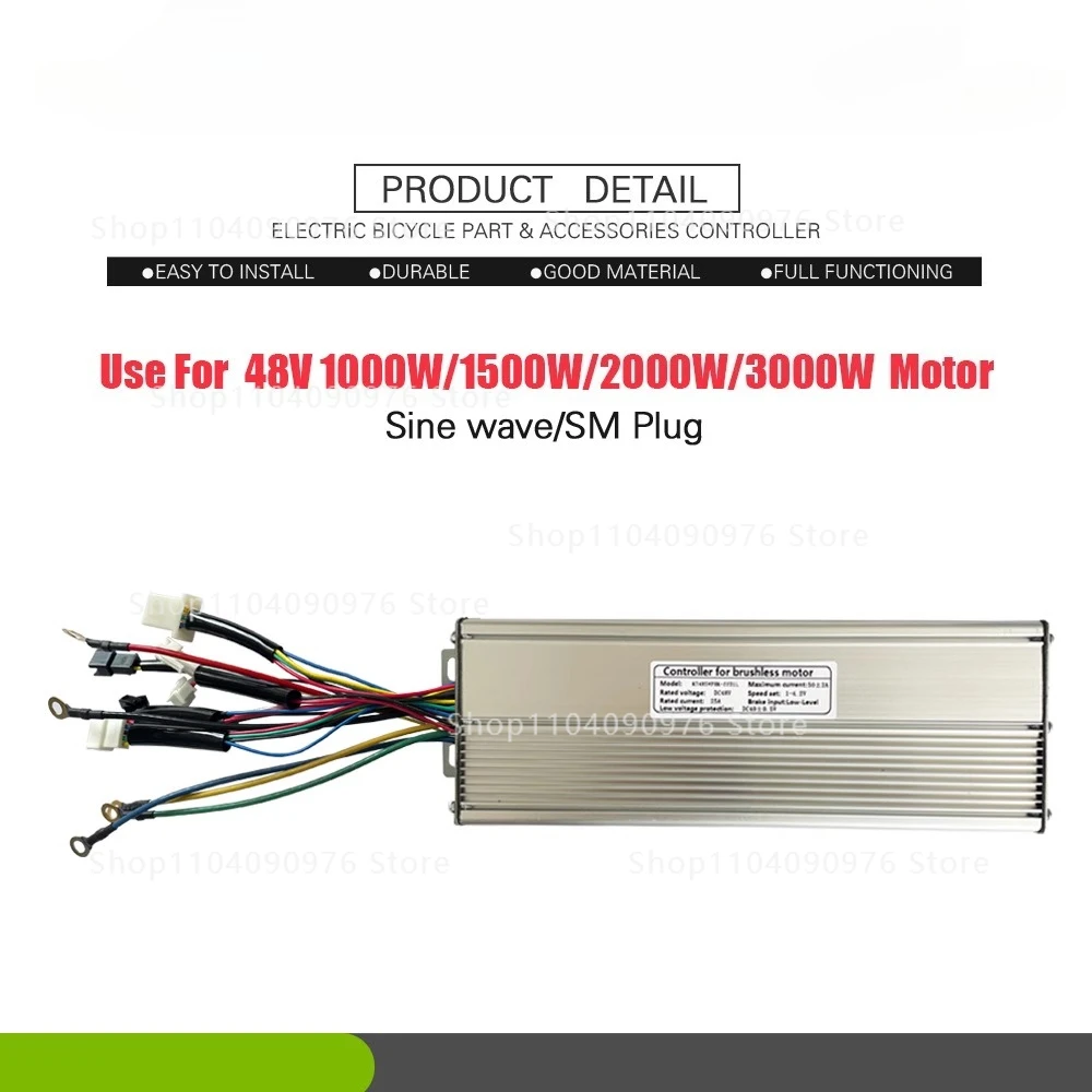 48V50A sine wave controller/electric bicycle modification accessories/suitable f