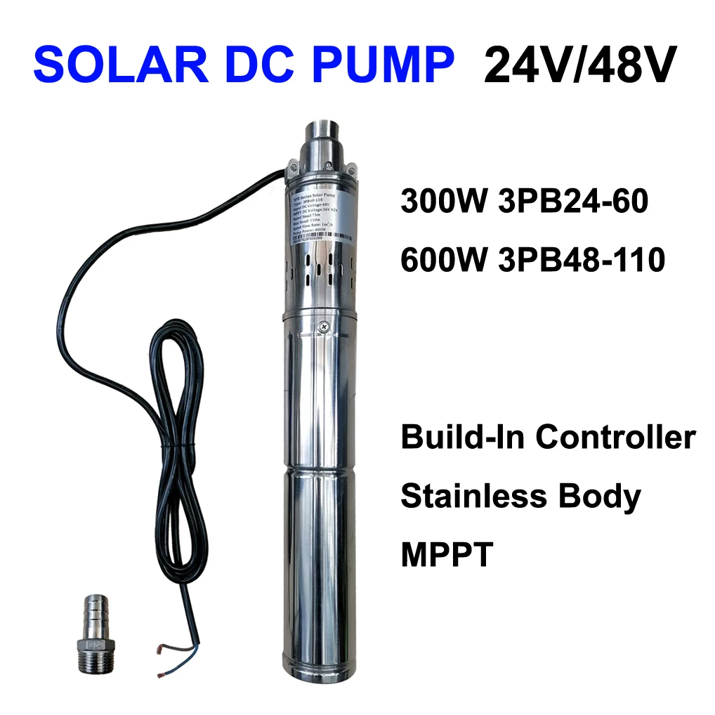 Pompe à eau solaire submersible 3SSH 1.2 / 300/24