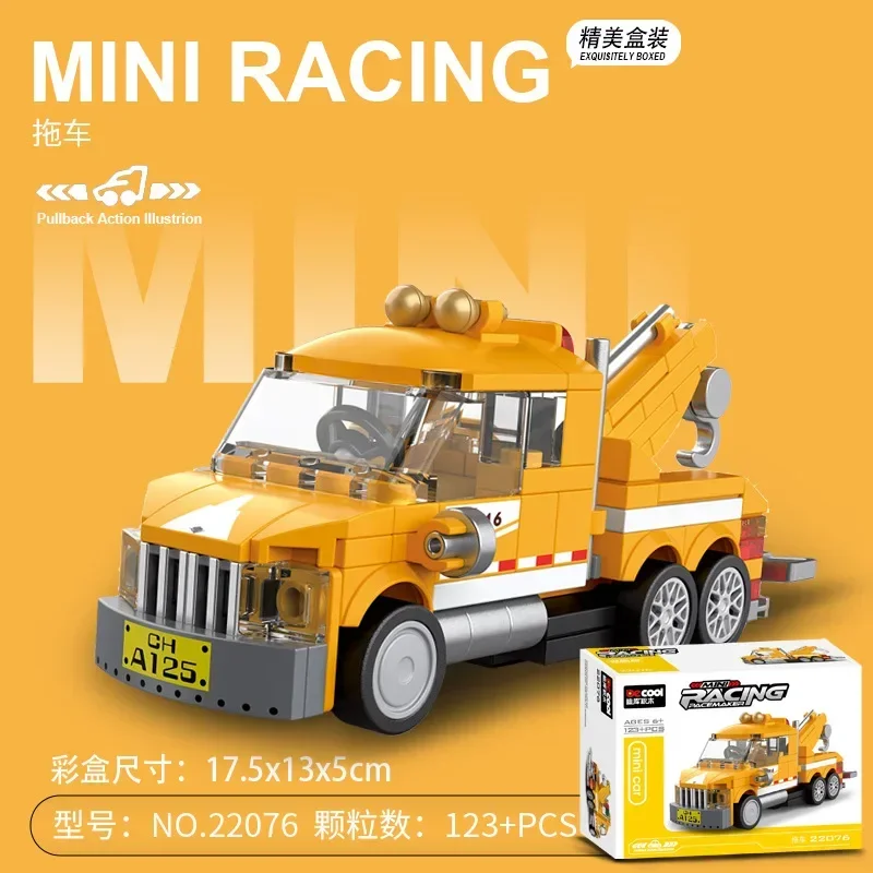 Racing Car & Vehicle Building Block Set