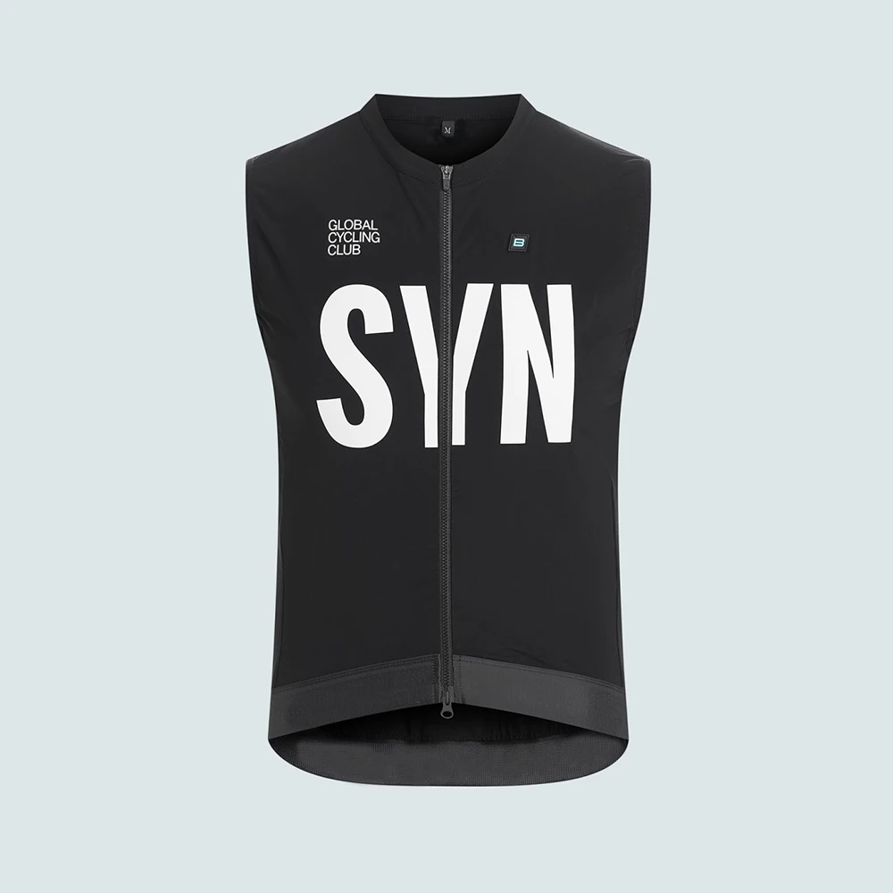 Cycling Vest Men Sport Vest Men Cycling Vest SYN Lightweight Windproof Sleeveless Bicycle Gilet Slim Fit Breathable Quick Dry MTB Road Bike