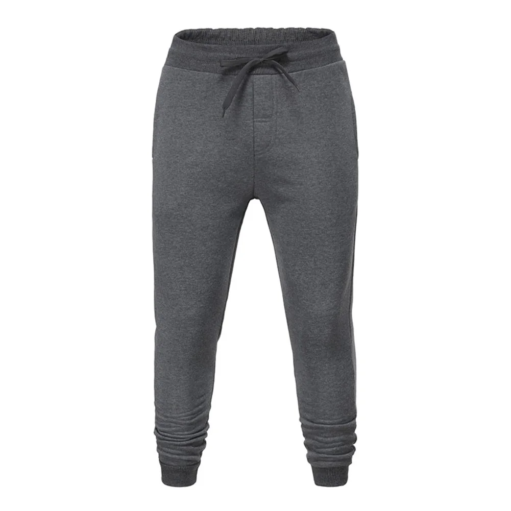 

Casual Men's Joggers Sweatpants Active Sports Trousers with Drawstring Closure Suitable for Spring and Autumn Black