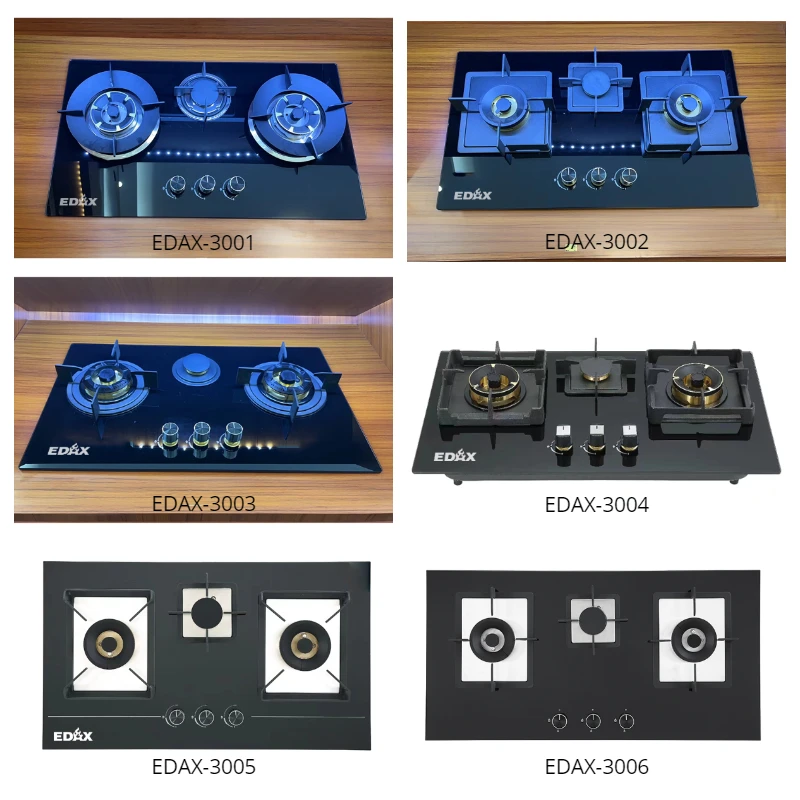 Hot sale fashion attractive design recessed stove combination gas hob 3 burners built in gas stove kitchen cooktops