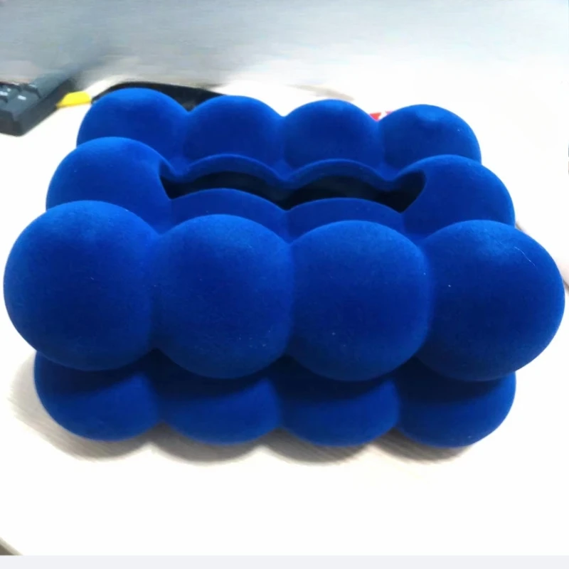 Nordic Ceramic Tissue Box Large Bubble Ball ShapeTissue Paper Holder Paper Box Cover Living Room Tea Table Ornament 3