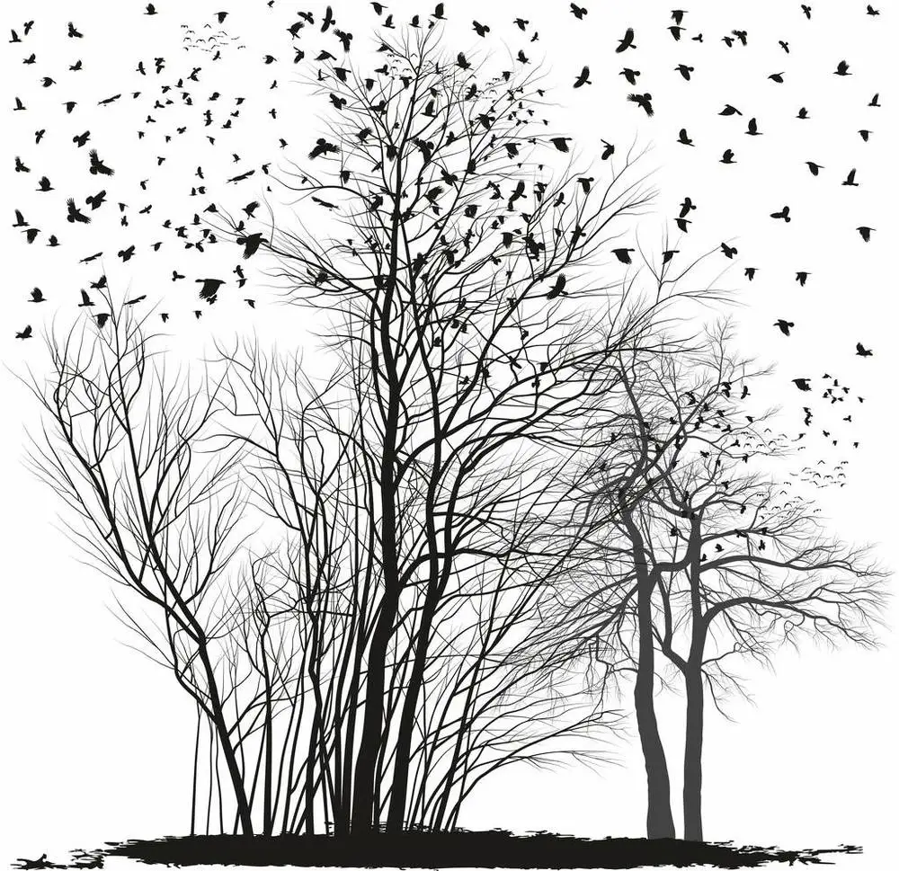 

Bird And Tree Clear Stamps Scrapbooking Crafts Decorate Photo Album Embossing Cards Making Clear Stamps New