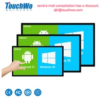 TouchWo 32 43 55 65″ Interactive Whiteboard Touchscreen Monitor,All-in-One Touch Computer Smart Board For Office Classroom