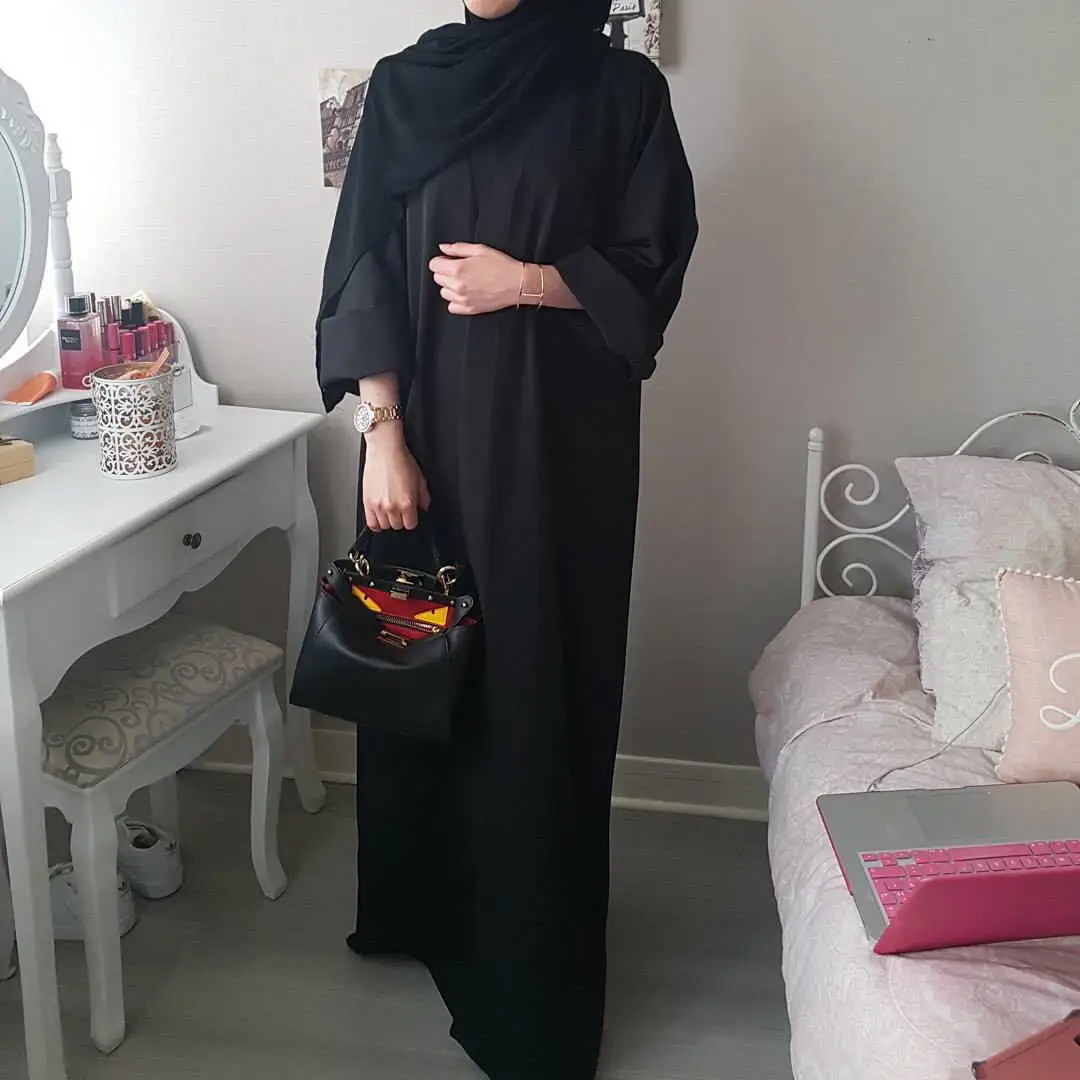 Muslim Lady Open Abaya Long Cardigans Spring Summer Islamic Ethnic Clothing Women Arabic Kimono Classical Kaftan