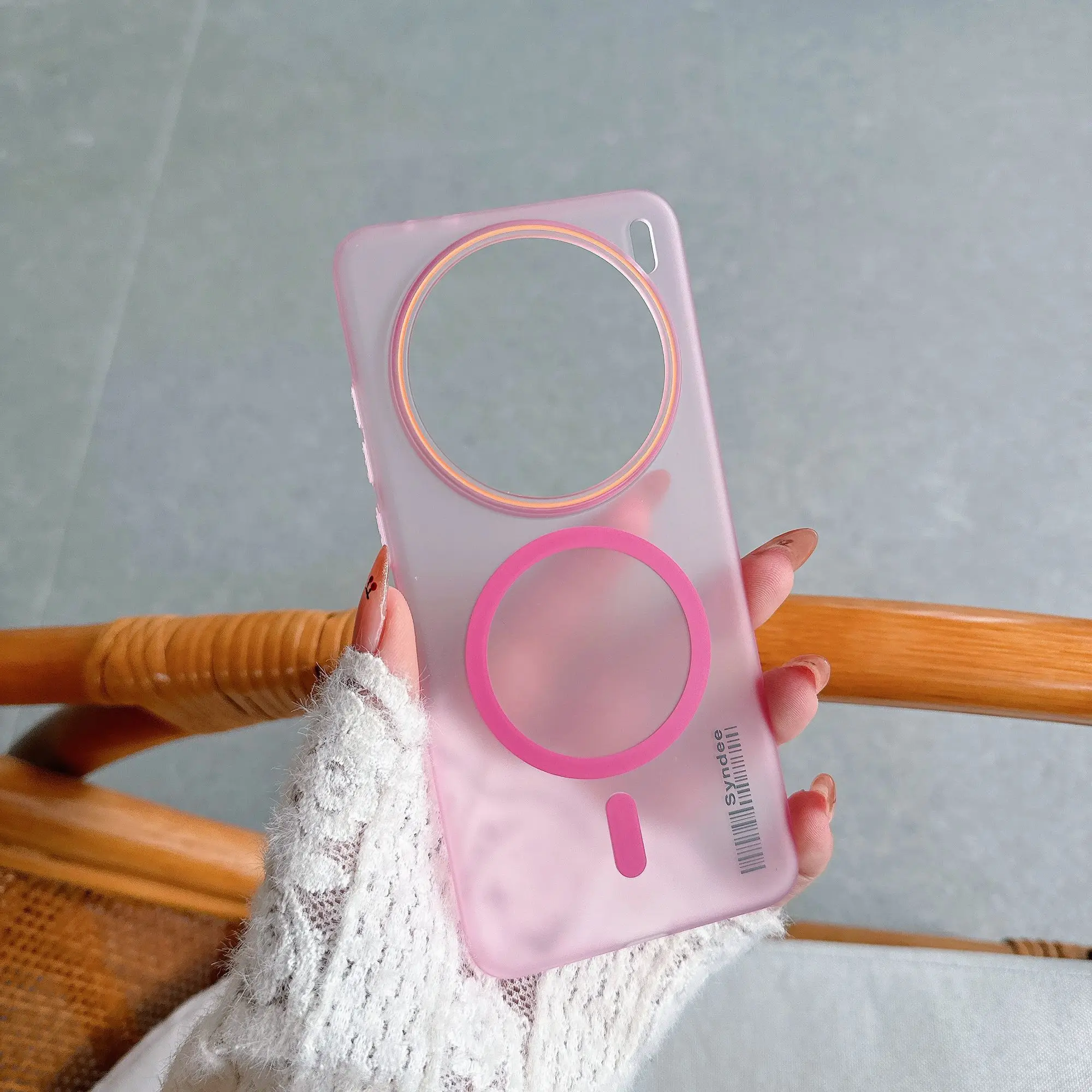 Simple Colorful Translucent Matte PC Shockproof Bumper Case Cover