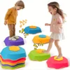 5PCS Balance Stepping Stones for Kids Toddler Stepping Stones Sensory Toy Balance Board for Kids Outdoor & Indoor Sports Game