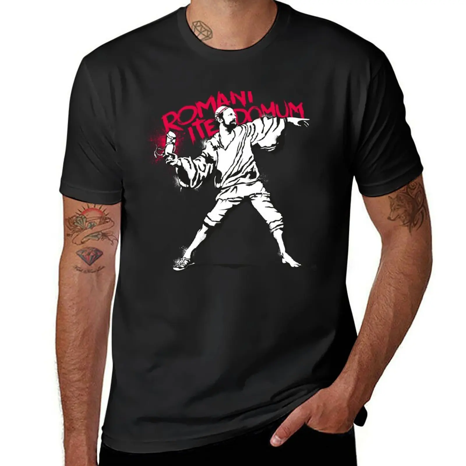 Romani Ite Domum T-Shirt oversizeds shirts graphic tees Men's t-shirt