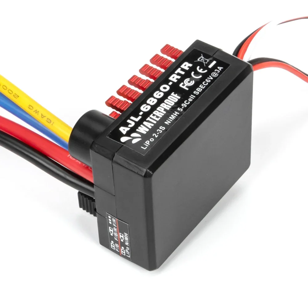 1/10 RC ڵ  ũѷ Ʈ,  60A ESC 귯  ӵ Ʈѷ, SCX10 TRX4 CC01 TF2 D90 MST CFX EX86100
